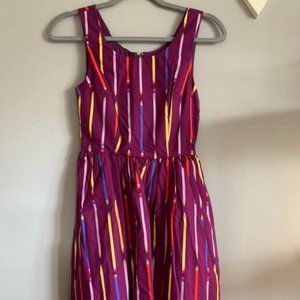 ModCloth XXS Optimistic Effect novelty pencil print dress